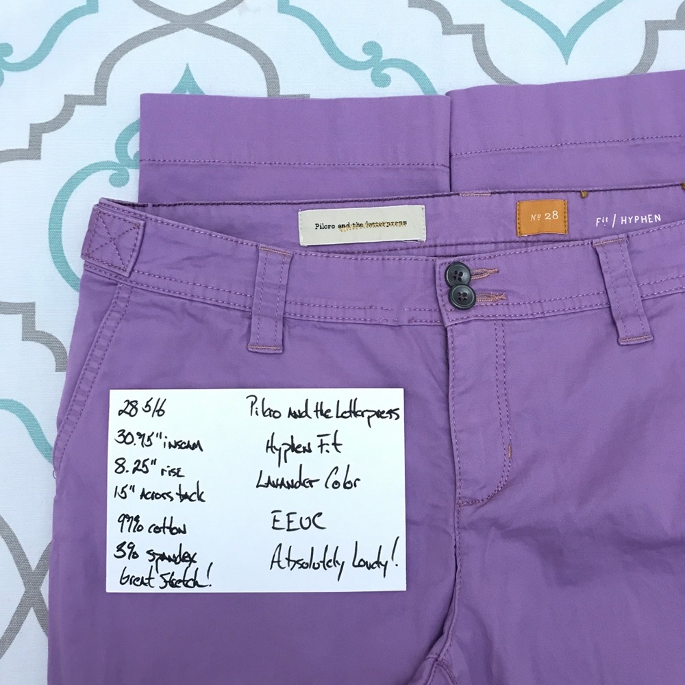 💙👖SO BEAUTIFUL! PILCRO STET FIT👖💙28 5/6 30.75” - Picture 5 of 7